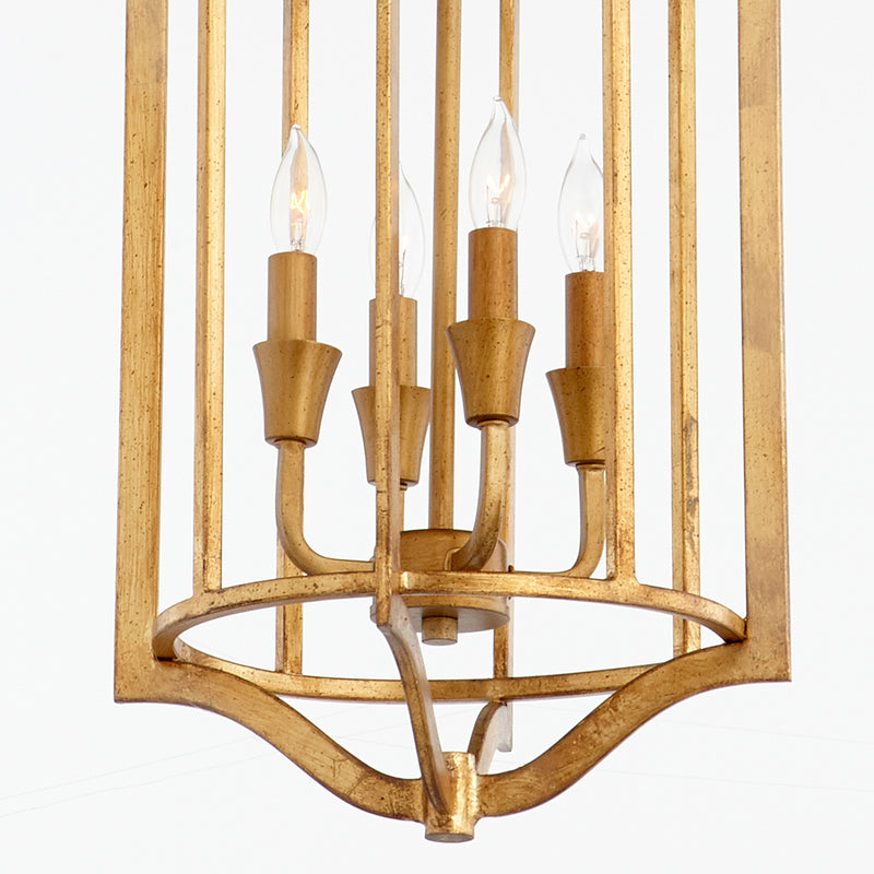 Quorum Home Quorum - 6814-4-74 - Four Light Pendant - Gold Leaf