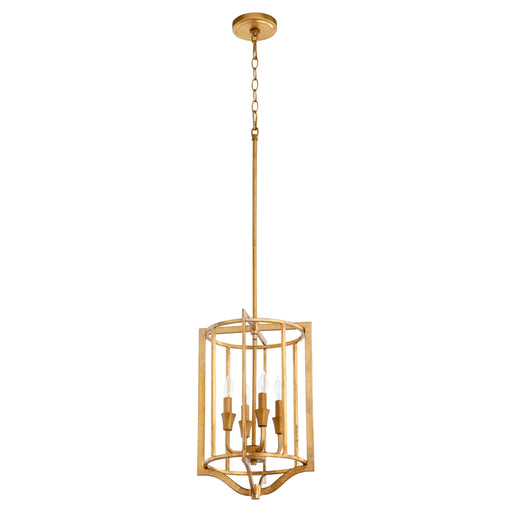 Quorum Home Quorum - 6814-4-74 - Four Light Pendant - Gold Leaf