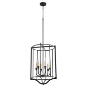Quorum Home Quorum - 6814-6-69 - Six Light Pendant - Textured Black