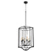Quorum Home Quorum - 6814-6-69 - Six Light Pendant - Textured Black