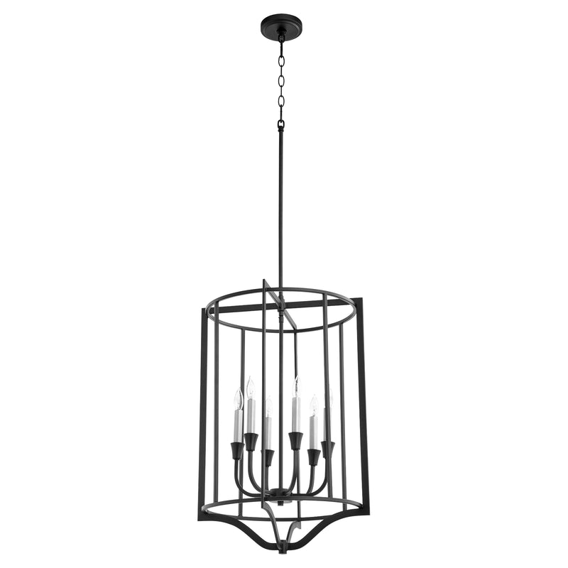 Quorum Home Quorum - 6814-6-69 - Six Light Pendant - Textured Black