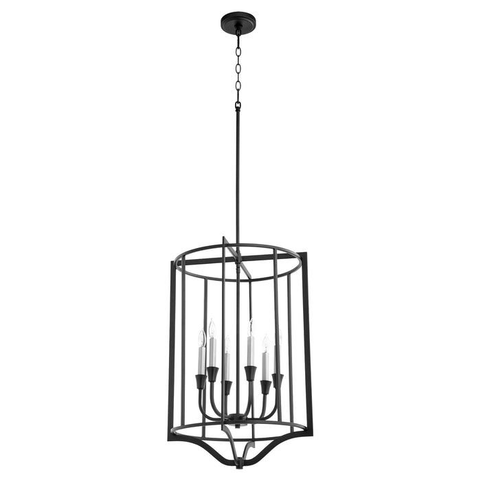 Quorum Home Quorum - 6814-6-69 - Six Light Pendant - Textured Black