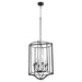 Quorum Home Quorum - 6814-6-69 - Six Light Pendant - Textured Black