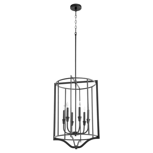 Quorum Home Quorum - 6814-6-69 - Six Light Pendant - Textured Black