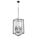 Quorum Home Quorum - 6814-6-69 - Six Light Pendant - Textured Black
