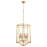 Quorum Home Quorum - 6814-6-74 - Six Light Pendant - Gold Leaf