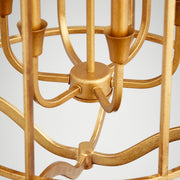 Quorum Home Quorum - 6814-6-74 - Six Light Pendant - Gold Leaf