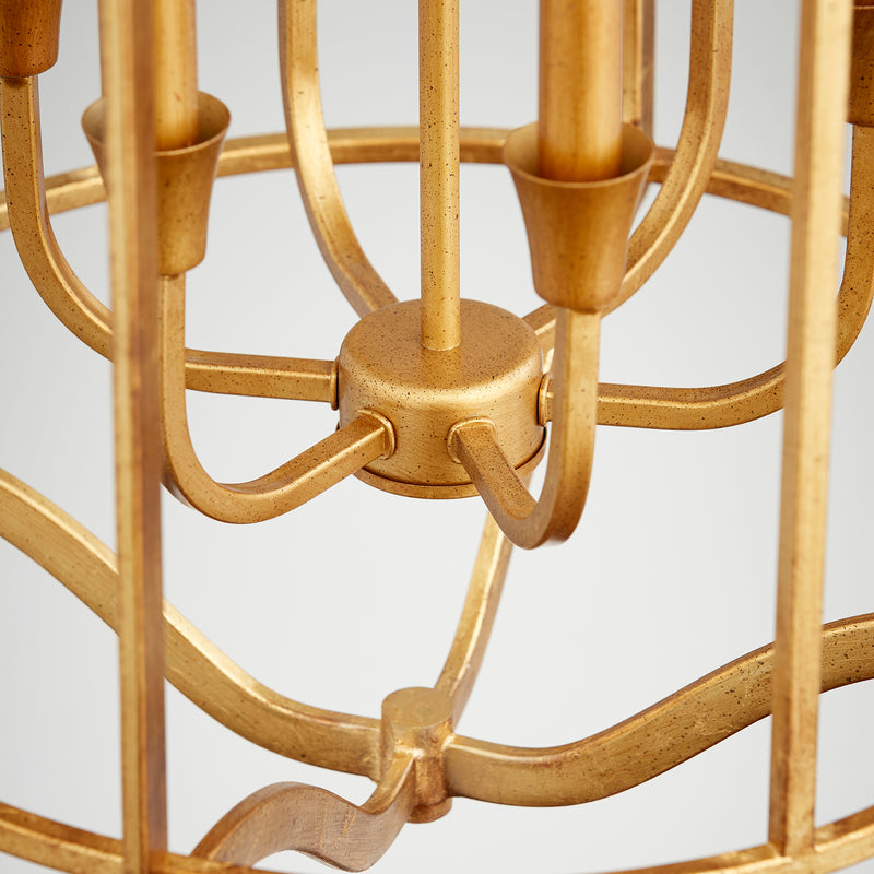 Quorum Home Quorum - 6814-6-74 - Six Light Pendant - Gold Leaf