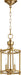 Quorum Home Quorum - 6822-2-80 - Two Light Entry Pendant - Aged Brass