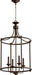 Quorum Home Quorum - 6822-4-86 - Four Light Entry Pendant - Oiled Bronze