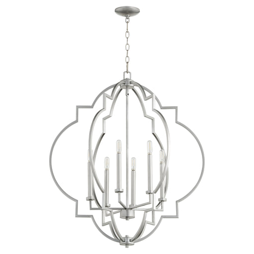 Quorum Home Quorum - 6842-6-64 - Six Light Pendant - Classic Nickel
