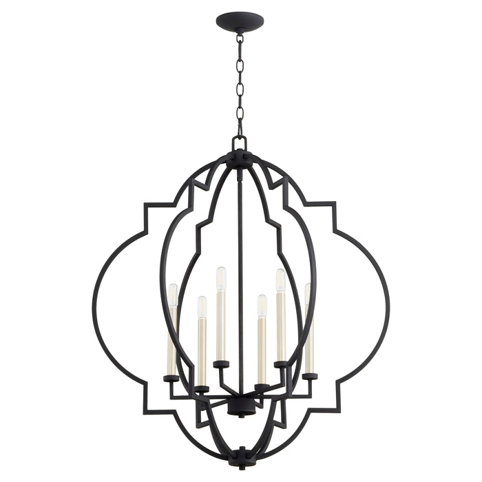 Quorum Home Quorum - 6842-6-69 - Six Light Pendant - Textured Black