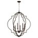 Quorum Home Quorum - 6842-6-86 - Six Light Pendant - Oiled Bronze