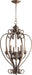 Quorum Home Quorum - 6854-9-86 - Nine Light Entry Pendant - Oiled Bronze