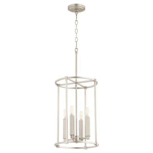 Quorum Home Quorum - 686-4-65 - Four Light Entry Pendant - Satin Nickel