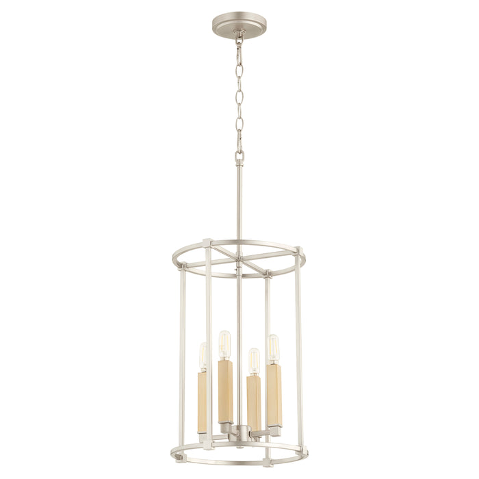 Quorum Home Quorum - 686-4-65 - Four Light Entry Pendant - Satin Nickel