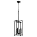 Quorum Home Quorum - 686-4-69 - Four Light Entry Pendant - Textured Black