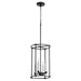 Quorum Home Quorum - 686-4-69 - Four Light Entry Pendant - Textured Black