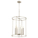 Quorum Home Quorum - 686-6-65 - Six Light Entry Pendant - Satin Nickel