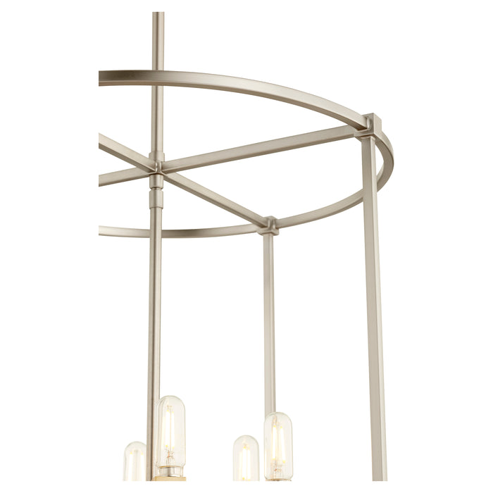 Quorum Home Quorum - 686-6-65 - Six Light Entry Pendant - Satin Nickel