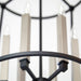 Quorum Home Quorum - 686-6-69 - Six Light Entry Pendant - Textured Black