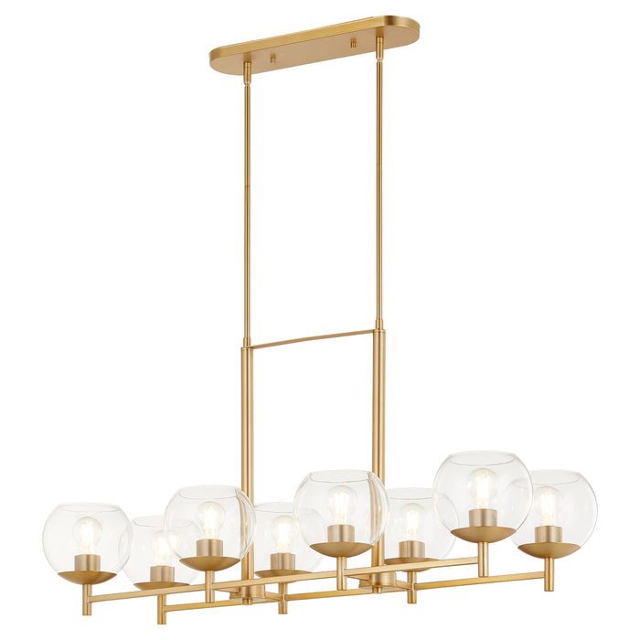 Quorum Home Quorum - 688-8-80 - Eight Light Chandelier - Aged Brass