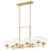 Quorum Home Quorum - 688-8-80 - Eight Light Chandelier - Aged Brass