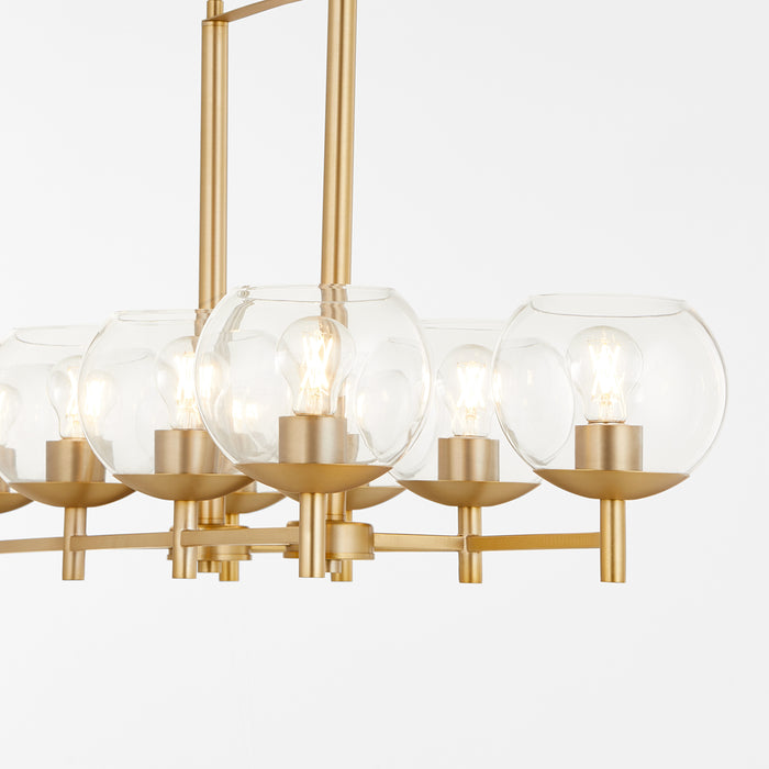 Quorum Home Quorum - 688-8-80 - Eight Light Chandelier - Aged Brass