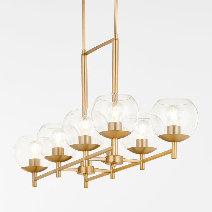 Quorum Home Quorum - 688-8-80 - Eight Light Chandelier - Aged Brass