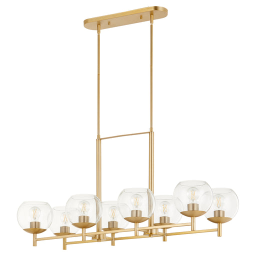 Quorum Home Quorum - 688-8-80 - Eight Light Chandelier - Aged Brass