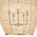 Quorum Home Quorum - 6900-5-80 - Five Light Pendant - Aged Brass