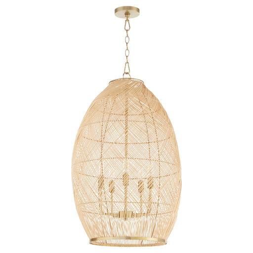 Quorum Home Quorum - 6900-5-80 - Five Light Pendant - Aged Brass