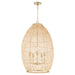 Quorum Home Quorum - 6900-5-80 - Five Light Pendant - Aged Brass