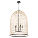 Quorum Home Quorum - 6902-5-59 - Five Light Pendant - Matte Black