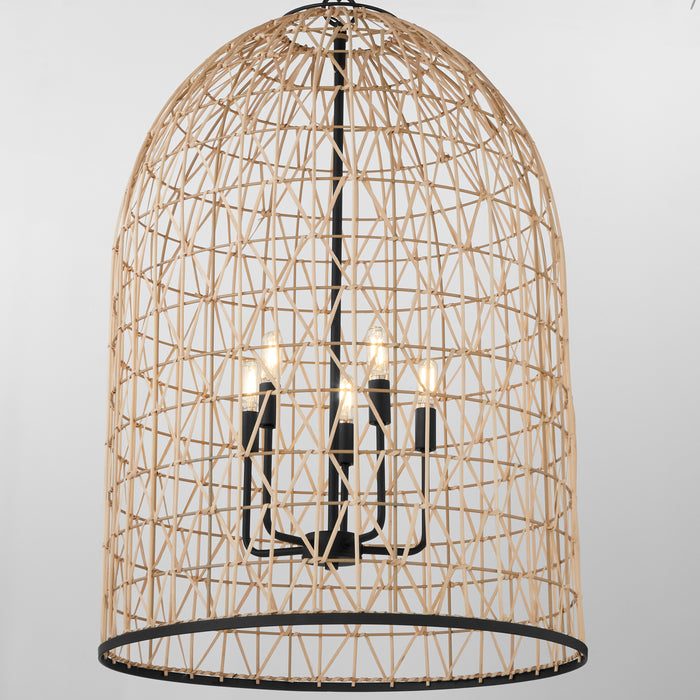 Quorum Home Quorum - 6902-5-59 - Five Light Pendant - Matte Black