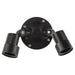 2 Light Wet Par Holder  - Black
