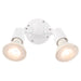 2 Light Wet Par Holder  - White