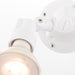 2 Light Wet Par Holder  - White