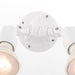 2 Light Wet Par Holder  - White