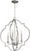 Quorum Home Quorum - 6942-4-64 - Four Light Pendant - Classic Nickel