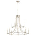 Quorum Home Quorum - 696-12-65 - 12 Light Chandelier - Satin Nickel