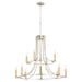 Quorum Home Quorum - 696-12-65 - 12 Light Chandelier - Satin Nickel