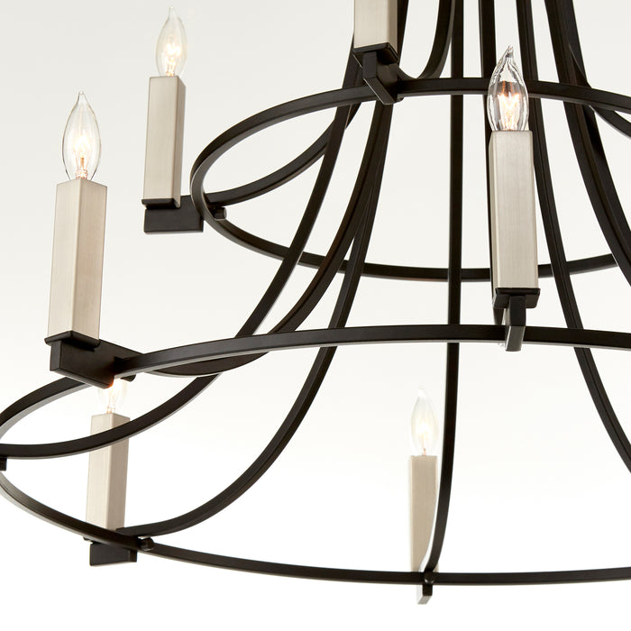 Quorum Home Quorum - 696-12-69 - 12 Light Chandelier - Textured Black