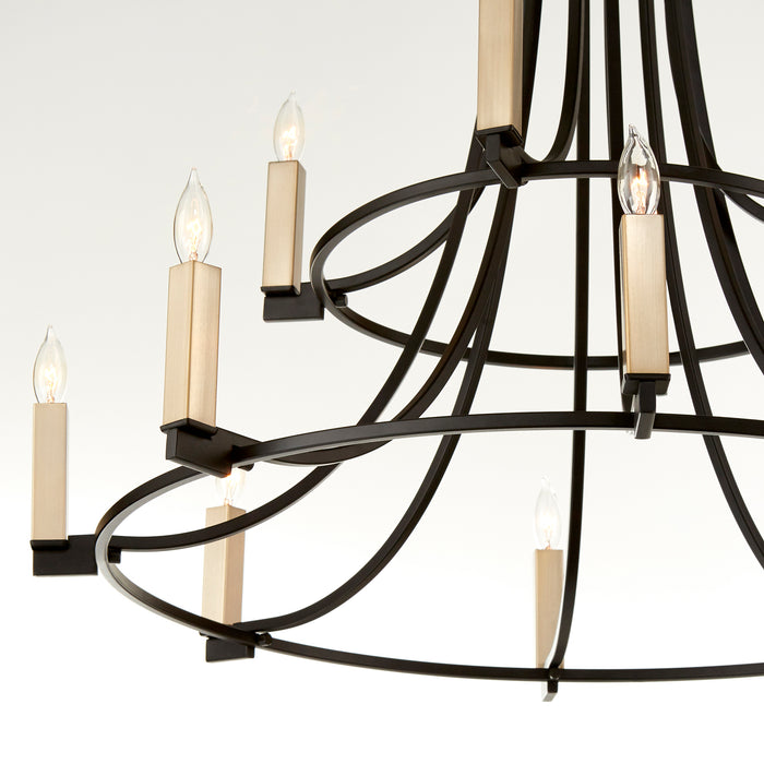 Quorum Home Quorum - 696-12-69 - 12 Light Chandelier - Textured Black