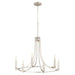 Quorum Home Quorum - 696-6-65 - Six Light Chandelier - Satin Nickel