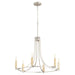 Quorum Home Quorum - 696-6-65 - Six Light Chandelier - Satin Nickel