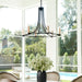 Quorum Home Quorum - 696-6-69 - Six Light Chandelier - Textured Black