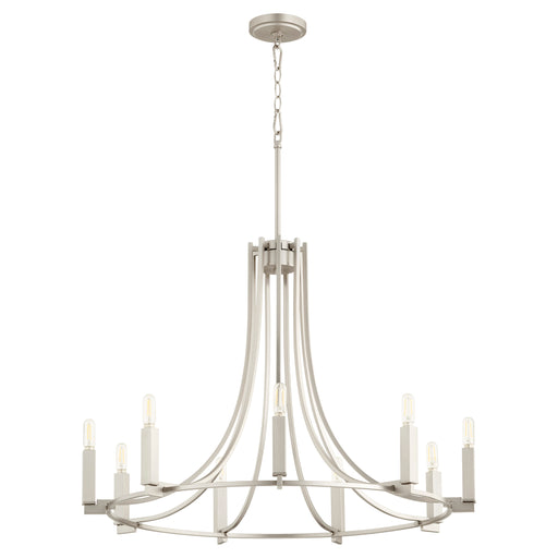 Quorum Home Quorum - 696-9-65 - Nine Light Chandelier - Satin Nickel