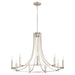 Quorum Home Quorum - 696-9-65 - Nine Light Chandelier - Satin Nickel
