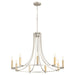 Quorum Home Quorum - 696-9-65 - Nine Light Chandelier - Satin Nickel